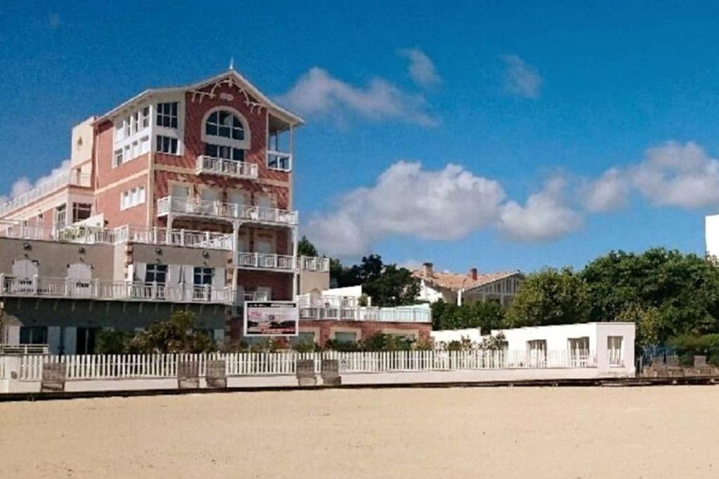 Arcareve - Grand Studio De Standing Avec Terrasse, Jardin Et Acces Direct A La Plage Arcachon Exterior photo