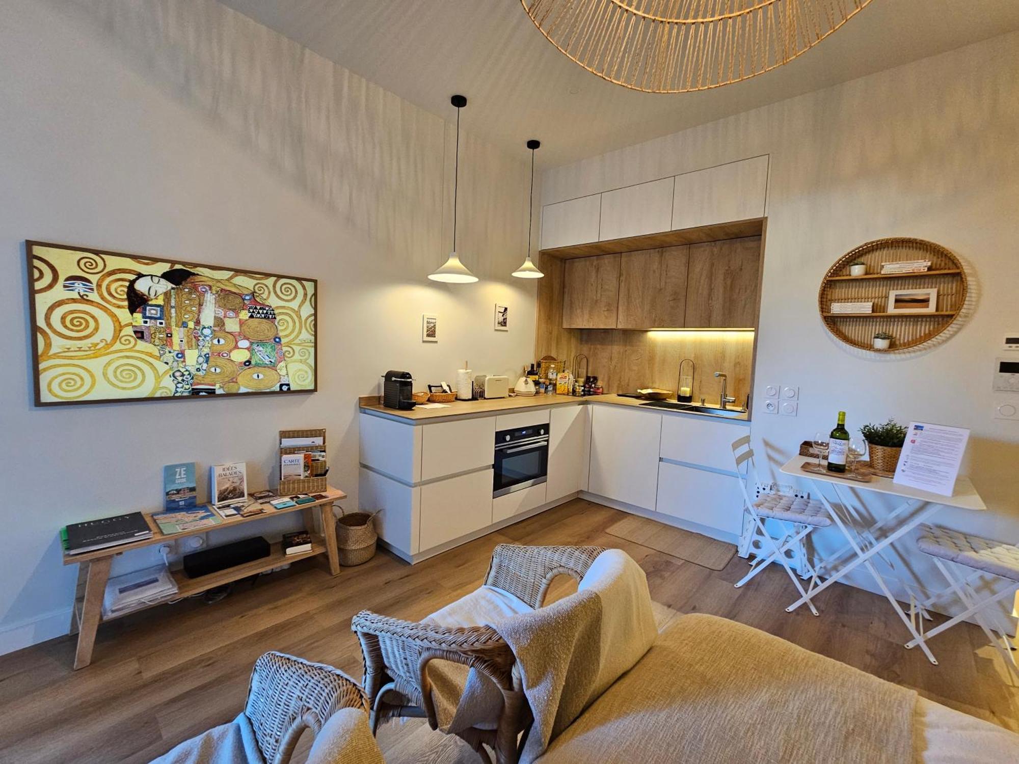 Arcareve - Grand Studio De Standing Avec Terrasse, Jardin Et Acces Direct A La Plage Arcachon Exterior photo